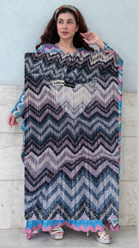 فستان نقشة الميسوني - فستان صيفي&nbsp; نقشة الميسوني&nbsp; مع حزام&nbsp; فري سايز … الطول التقريبي 54-55