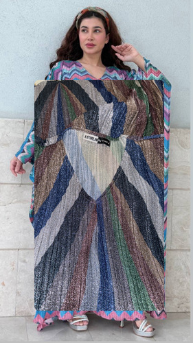 فستان نقشة الميسوني - فستان صيفي&nbsp; نقشة الميسوني&nbsp; مع حزام&nbsp; فري سايز … الطول التقريبي 54-55