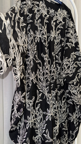 فستان لنن - فستان صيفي&nbsp; لنن بارد مطرز مع حزام&nbsp; فري سايز … الطول التقريبي 54-55