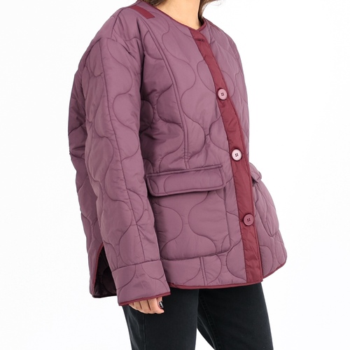 Puffy Maroon Jacket