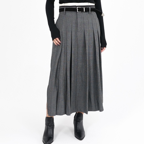 Checkerd Skirt grey