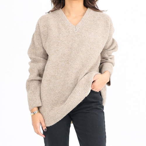 Knitted Beige Sweater