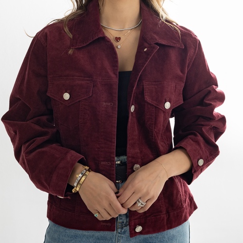 Velvet Maroon Jacket