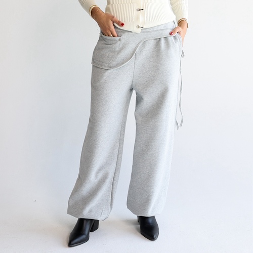 Grey Cotton pants