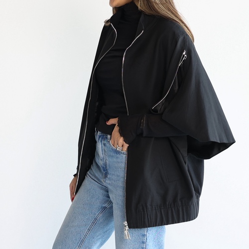 Cape  Jacket Black