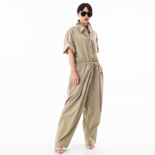 Beige Jumpsuit
