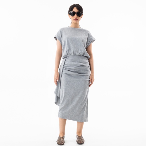 Cotton Dress Grey
