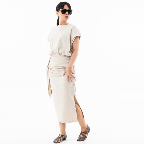 Beige Dress