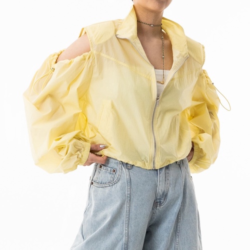 Open Neck Shirt yellow