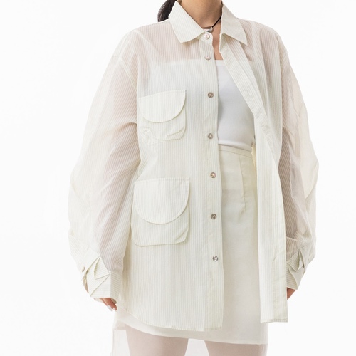 Pockets Top Off white