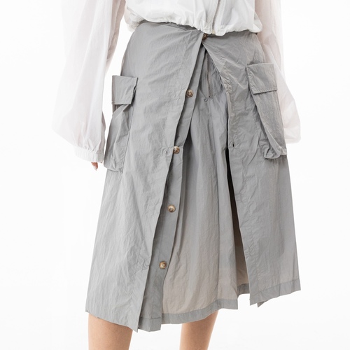 Crinkles Grey Skirt