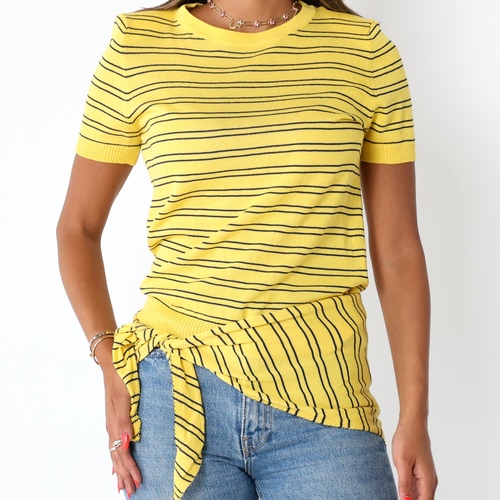 Stripe yellow Top
