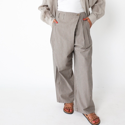 Brown Stripe Pants