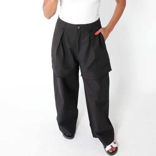 layerd black pants
