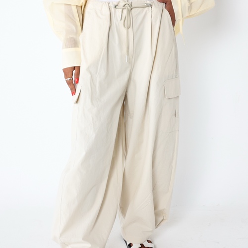 Beige Cargo Pants