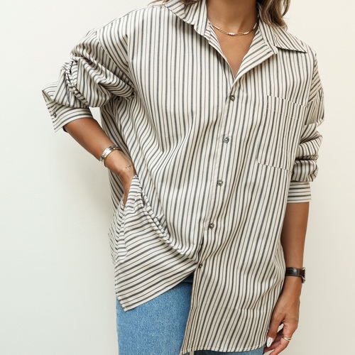 Stripe brown Top