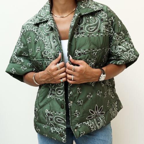 Pandana Bomber Jacket ( Green )