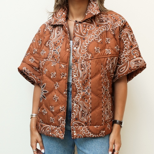 Pandana Bomber Jacket ( Brown )