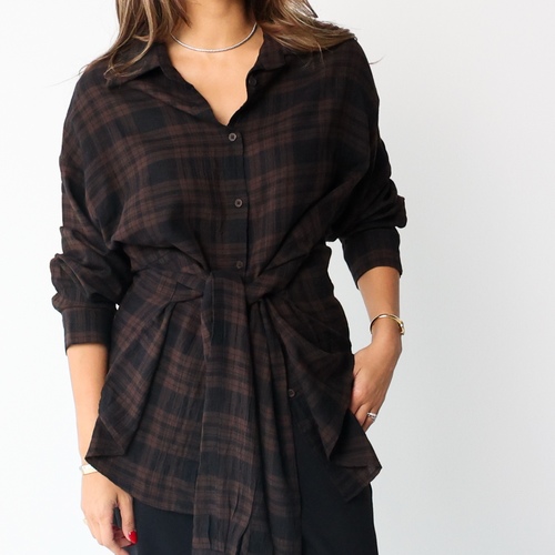 Plaid Lenin Top