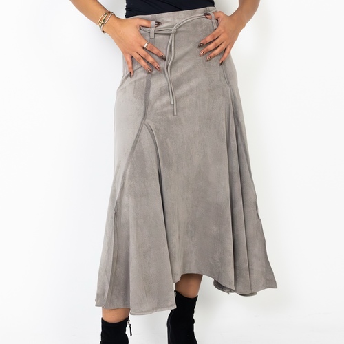 Suede Grey Skirt