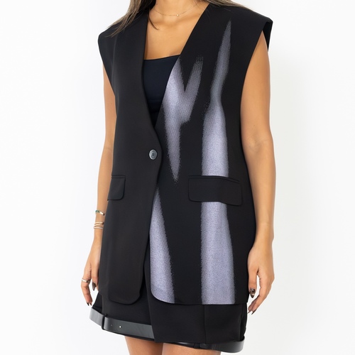 Black Vest ( Free Size )