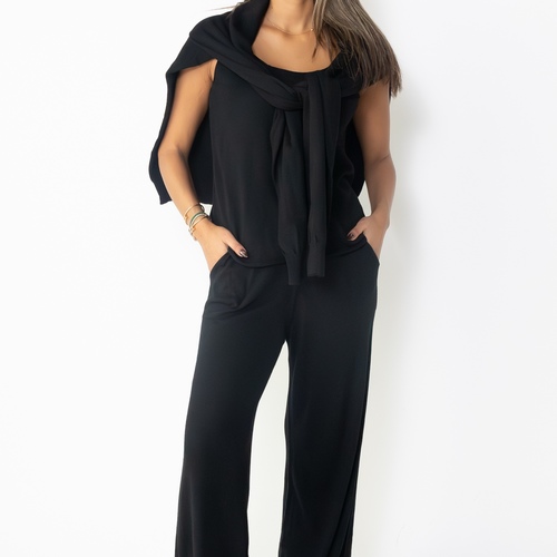 Soft wool-fabric 3-piece set