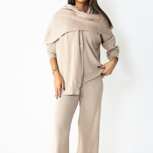 Beige Knit Set