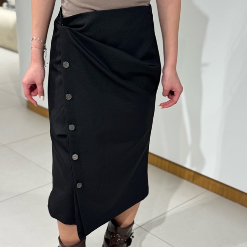 Flip & Fold Skirt  ( Black )