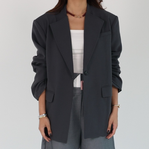 Cotton Grey Blazer