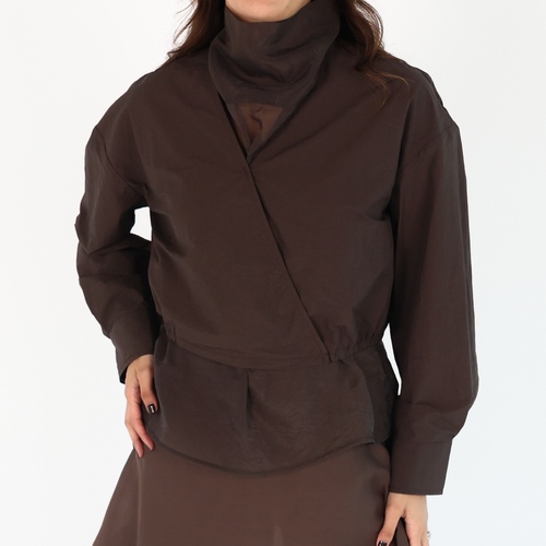 Sheer Double Top Brown