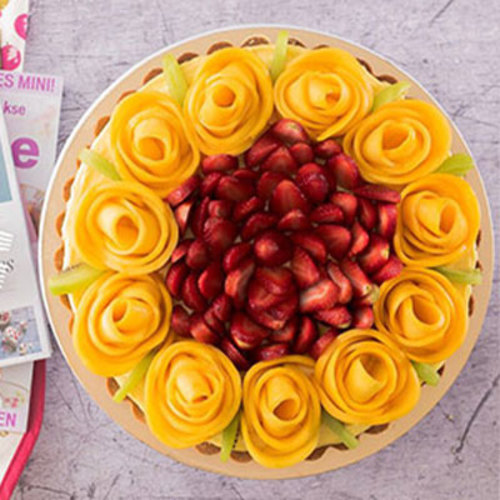 Mango Flower Tart
