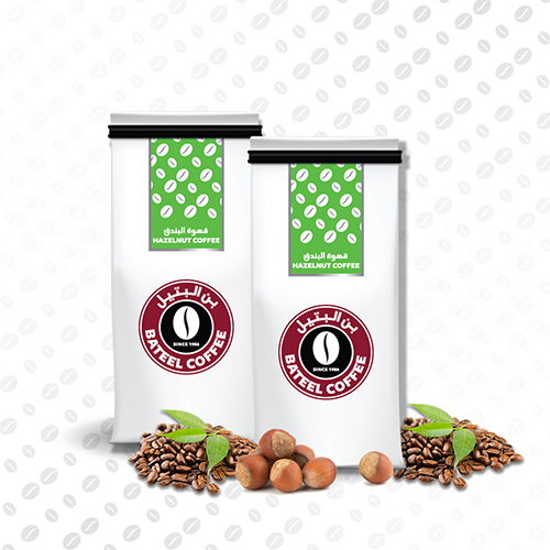 Hazelnut Coffee - A rich and healthy blend with a distinctive and toasty nutty taste prepared from 100%  Arabica Coffee with hazelnut flavor