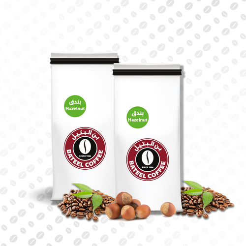 Hazelnut Coffee - A rich and healthy blend with a distinctive and toasty nutty taste prepared from 100%  Arabica Coffee with hazelnut flavor