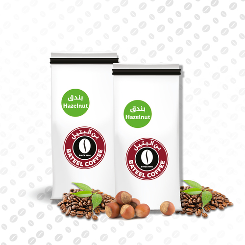 Hazelnut Coffee - A rich and healthy blend with a distinctive and toasty nutty taste prepared from 100%  Arabica Coffee with hazelnut flavor