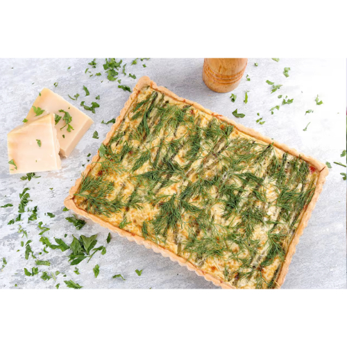 Zahra Cafe  - Asparagus Tart. - 6 to 8 persons
24 hours of preparation time.