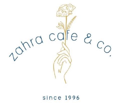 Zahra Cafe  - Zahra Sandwich - A
  flavorful veggie sandwich with grilled portobello mushrooms, roasted red
  peppers, zucchini, fresh spinach, and creamy hummus, served on hearty whole
  grain bread.* Served with fries on the side