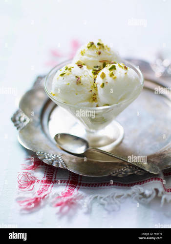 Sahlab Ice Cream (Half Kilo) - Half Kilo Sahlab Ice Cream ( 5 Scoops) Packaging: Take-away plastic container