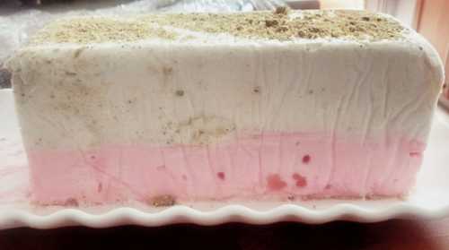 Cassata Ice Cream - Booza Arabia and Rose Ice Cream - Cassata Ice Cream - (2 Layers) - Italian Frozen Dessert Flavors : Booza Arabia and Rose Ice Cream