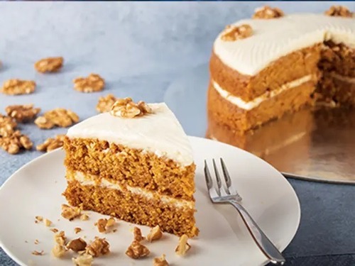 Carrot Cake (1 Slice) - Minimum order 3 slices of carrot cake