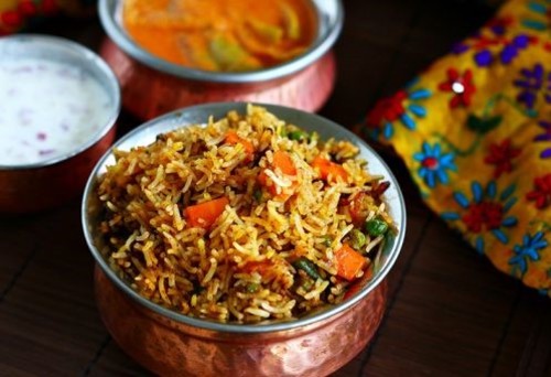 Vegetable Biryani - Veg biryani is an authentic Indian vegetarian recipe packed full of your favorite rice, veggies and spices