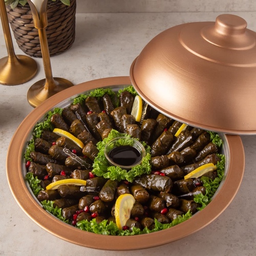 grape leaves tray