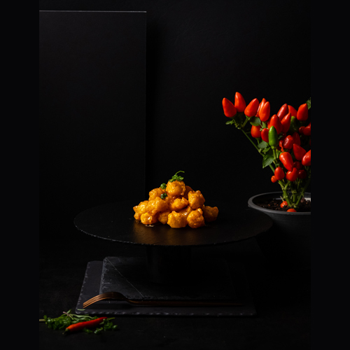 دينامايت كرات الروبيان - دينامايت كرات الروبيان - الربيان المقلي يقدم مع صلصة الدينمايت الحارة