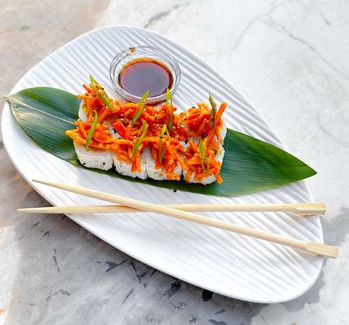 لالي ماكي - تيمبورا جمبري، مانجو، خس، وكراب مقرمش