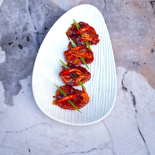 شرمب مانجوليان - شرمب بالبقسماط مع صوص المانجوليان