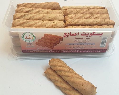 Raghad wheat bran fingers biscuits - Raghad whole wheat biscuits, 750 grams