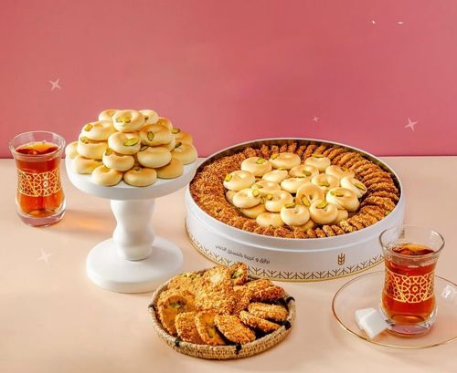 Barazek and Ghriba with pistachios before Qablan - Barazek and Ghriba with Pistachios 600g