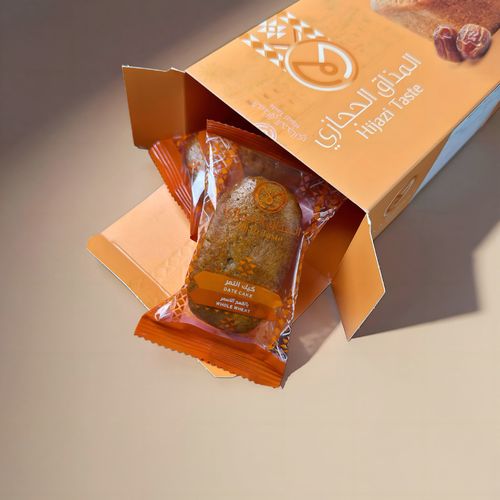 Date cake with whole wheat, 14 pieces, Hijazi flavor