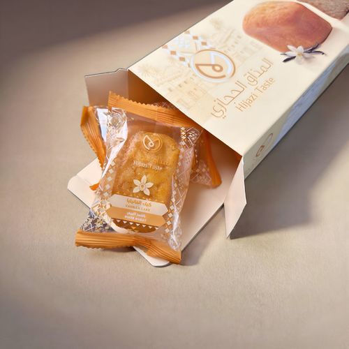 Vanilla cake with white wheat, 14 pieces, Hijazi taste