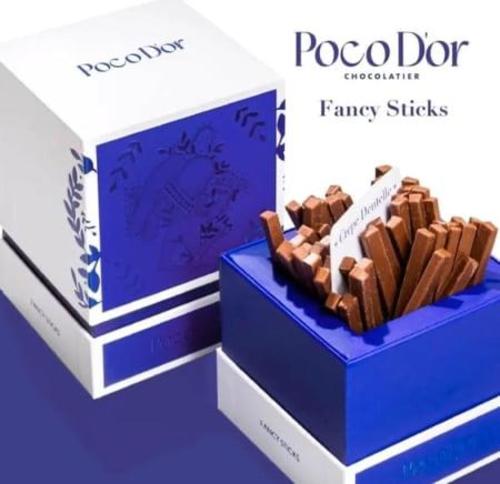 Pocudor Fancy Sticks - Fingers of biscuits covered in Belgian chocolate