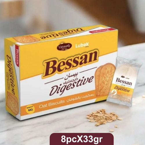 Bissan oat biscuits - Bissan Oat Biscuits 8X2 Pieces